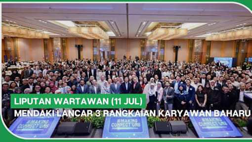 Liputan Wartawan (11 Jul) | MENDAKI lancar 3 Rangkaian Karyawan baharu