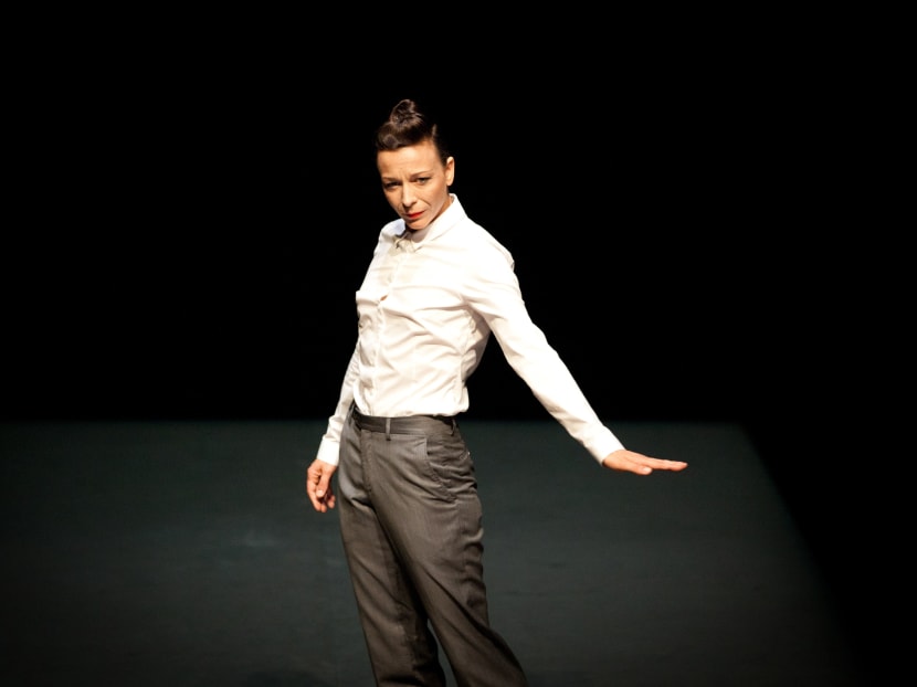 Lisbeth Gruwez in It's Going To Get Worse And Worse And Worse, My Friend at da:ns Festival 2013. Photo: Esplanade.