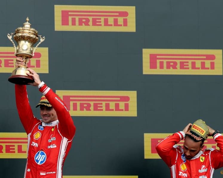 Leclerc wins British GP as F1 leader Antonelli fails to score