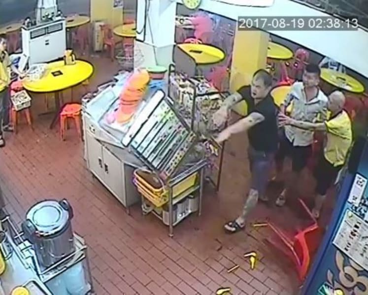 Police investigating men seen damaging Balestier Bak Kut Teh restaurant