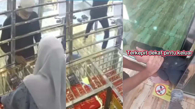 马国男子涉抢劫金店 逃跑时被电动门夹住被捕