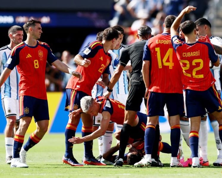 Argentina assistant Ayala says sorry for Olmo incident after World Cup final