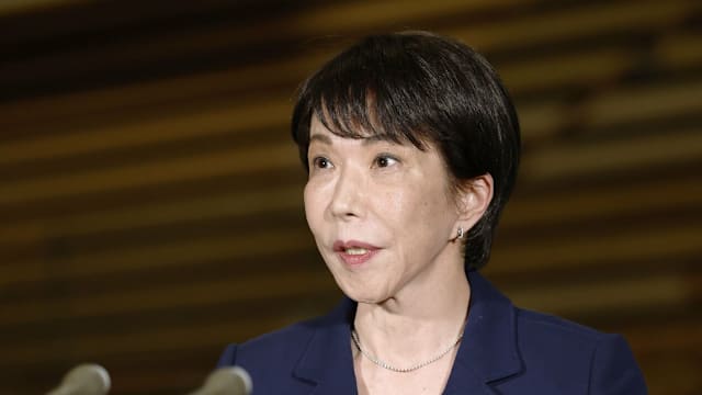 高市早苗支持率下跌 近六成日本人反对解禁杀伤力武器出口