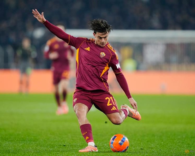 Argentine forward Dybala unsure of Roma future