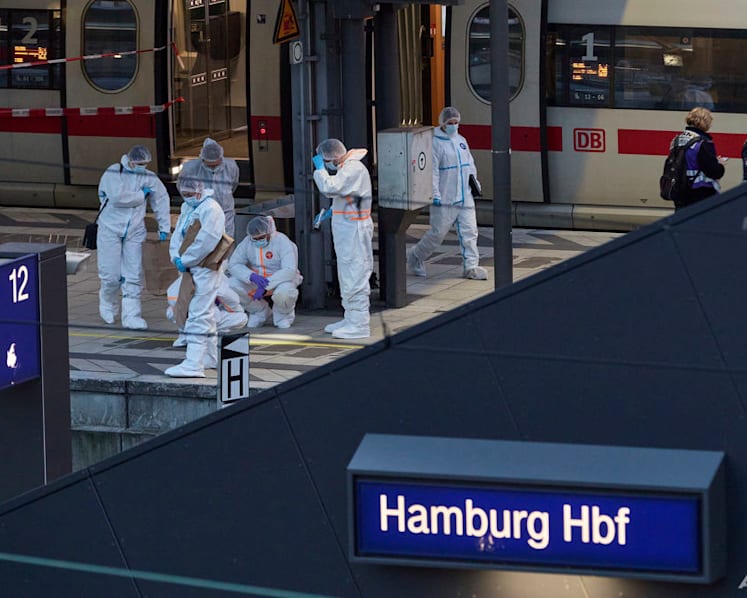 18 injured after stabbing at Hamburg train station in Germany, all in stable condition
