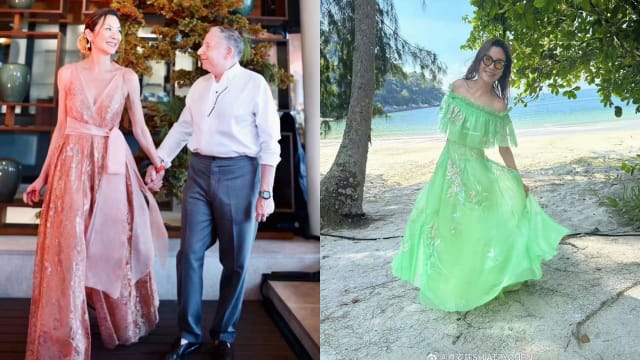 杨紫琼回马国办婚礼 　百名亲友见证送祝福