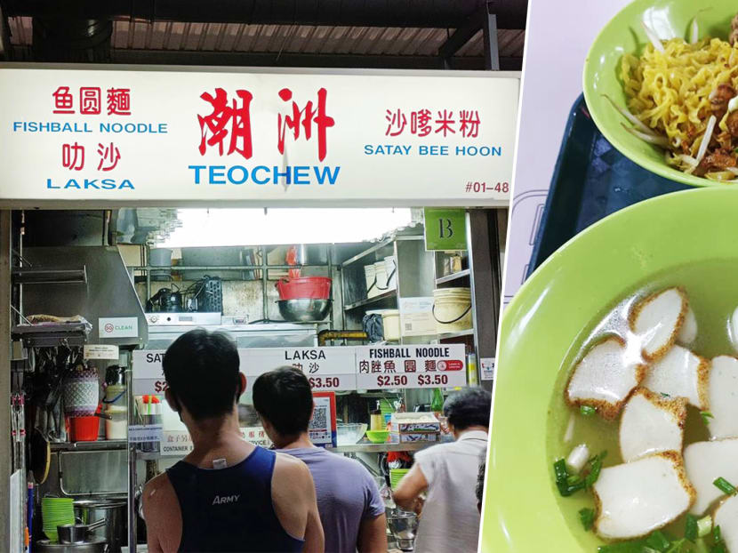 Jurong West Hawker Stall Still Sells Fishball Noodles, Satay Bee Hoon & Laksa At $2.50