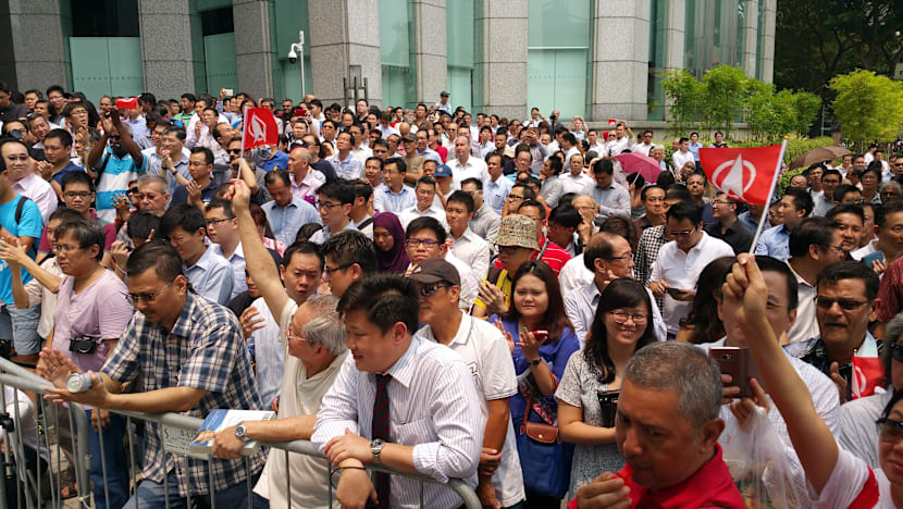 SDP holds first GE2015 lunchtime rally