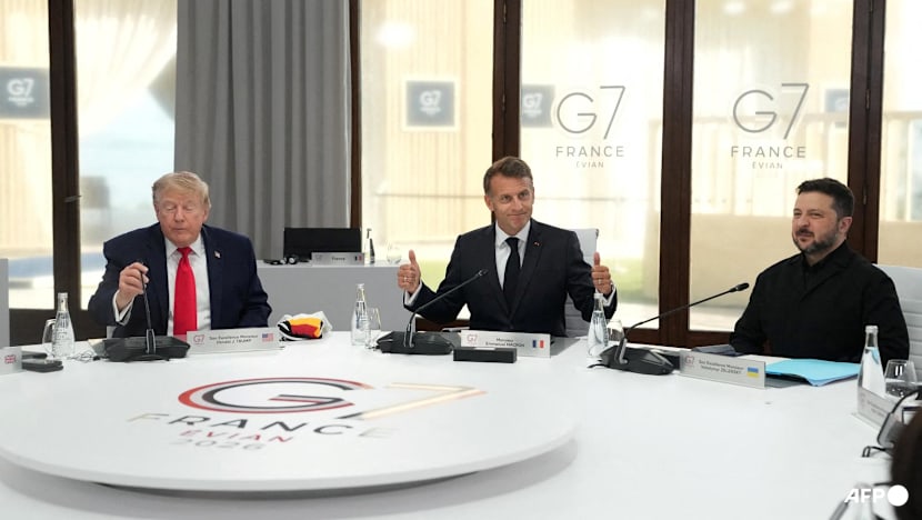Zelenskyy seeks to convince Trump at G7 that Russia now on the defensive