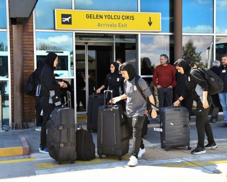 Iran's women soccer team returns home, Fars news reports
