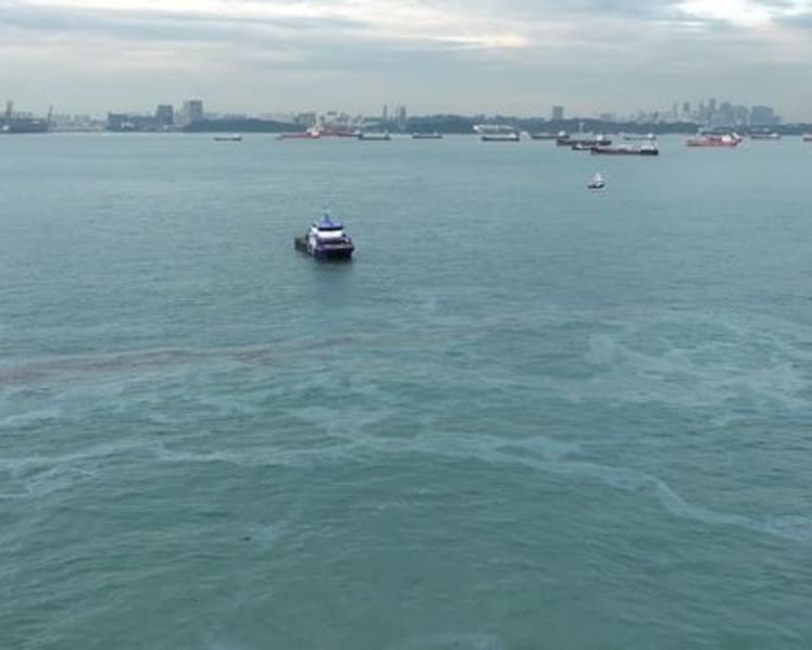 Oil spill containment measures activated after Shell pipeline leak off Singapore