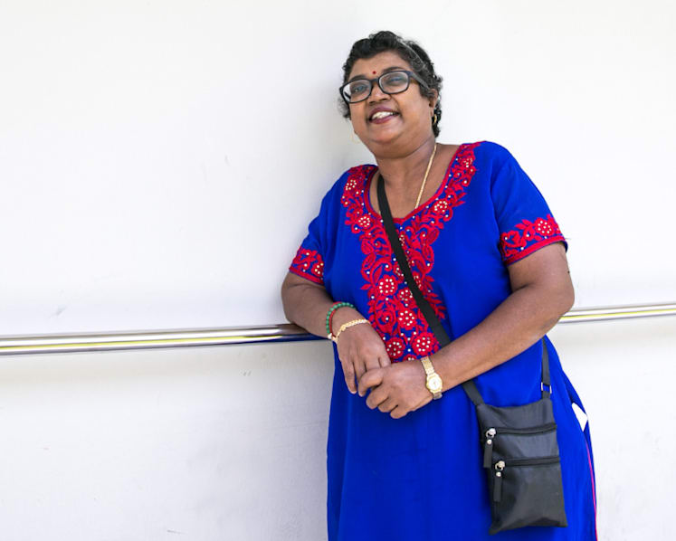 A friendly face in the neighbourhood, housewife Patma Gopal gives back to community