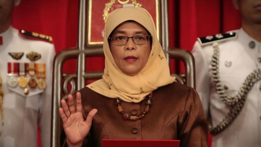 Watch: President Halimah Yacob's opening address at the First Session of the 14th Parliament