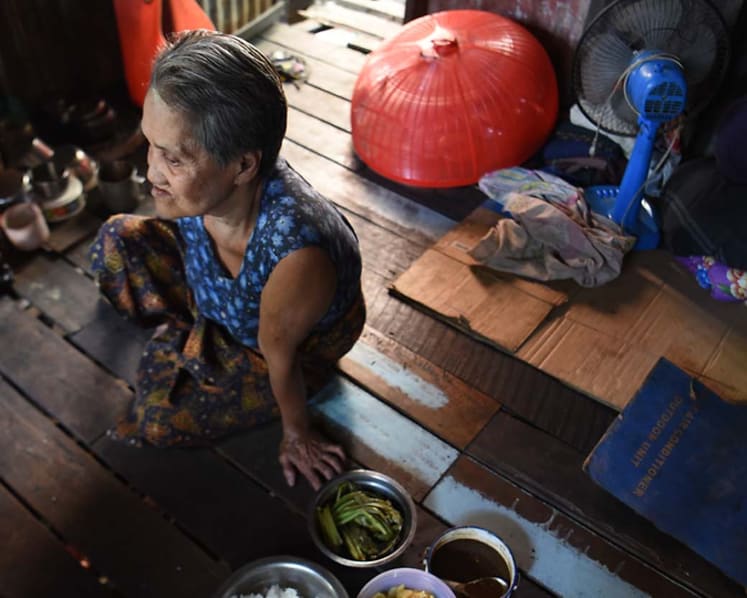 Poverty forces families in Myanmar to ditch their elderly