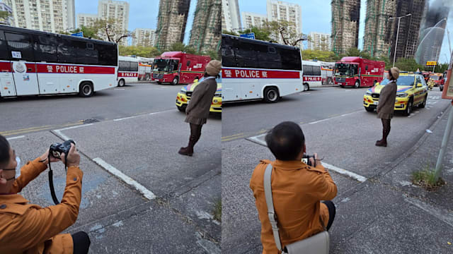 大火罹难者未安息 女子灾场楼前打卡行为惹议