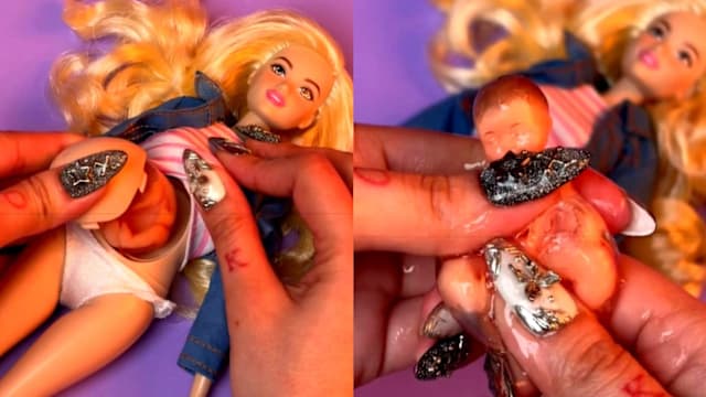 孕妇玩具太惊悚？打开孕肚羊膜囊可“生”出宝宝