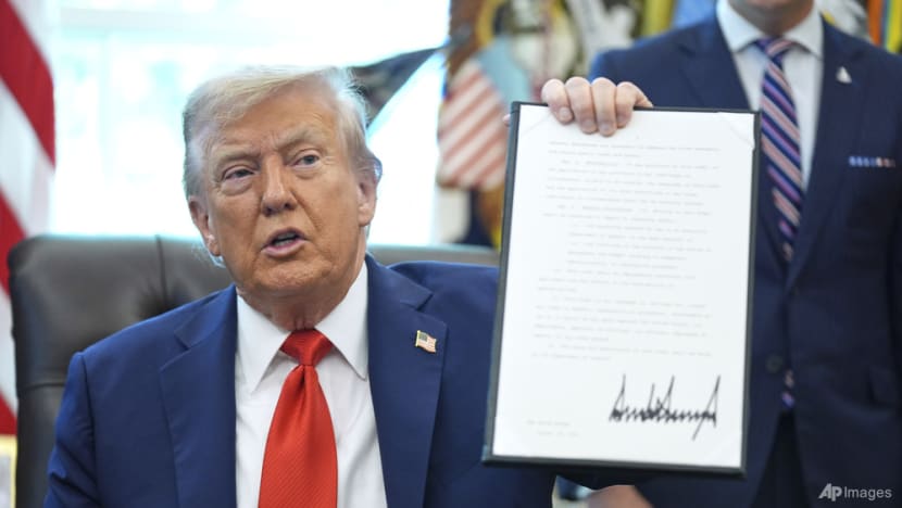 Trump orders crackdown on US flag burning, desecration, raising rights concerns