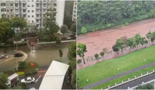 Flash floods at four locations amid heavy rain