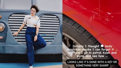 Cynthia Koh Makes Police Report After Her Mercedes Was Vandalised