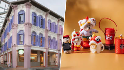 Starbucks’ Chinatown Shophouse Outlet Has Yuan Yang Frappuccino & Cute Lion Dance Merch