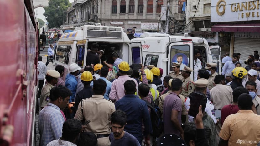 Fire in India's Hyderabad kills at least 17 people Fire in India's Hyderabad kills at least 17 people