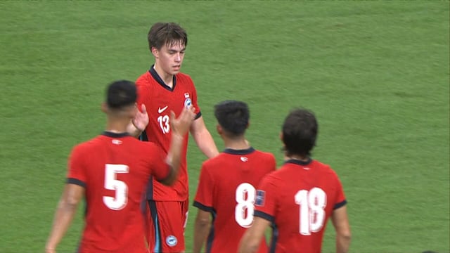 雄狮队亚洲杯外围赛收官战 1比0战胜孟加拉队