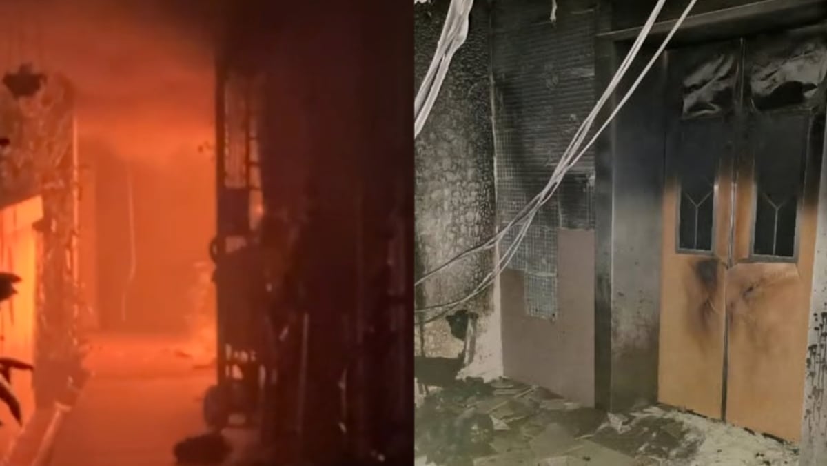 Four taken to hospital after fire in lift lobby of Ang Mo Kio block