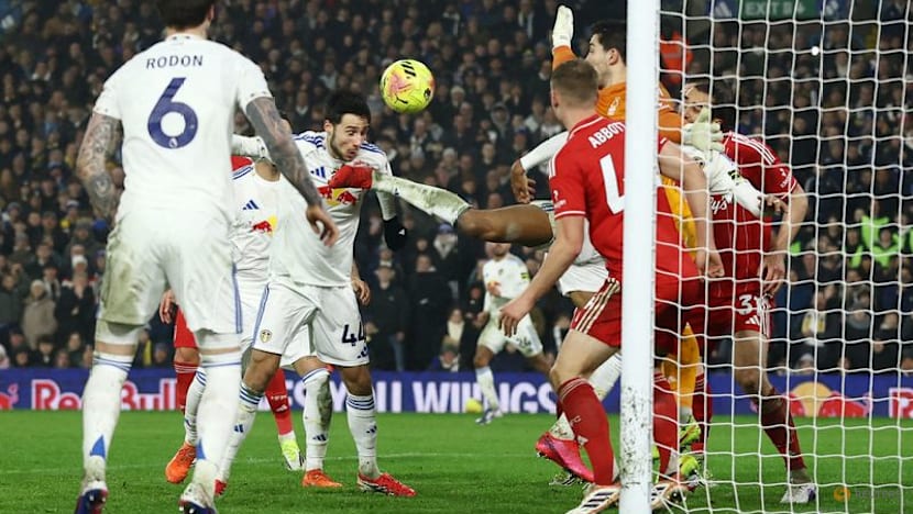 Leeds beat Forest 3-1 to move nine points clear of relegation zone