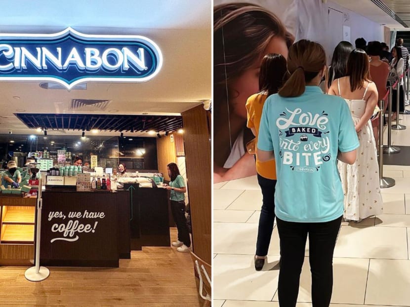 Cinnabon Fans Queue 2 Hours For Cinnamon Rolls Ahead Of Soft Opening Of Comeback Outlet