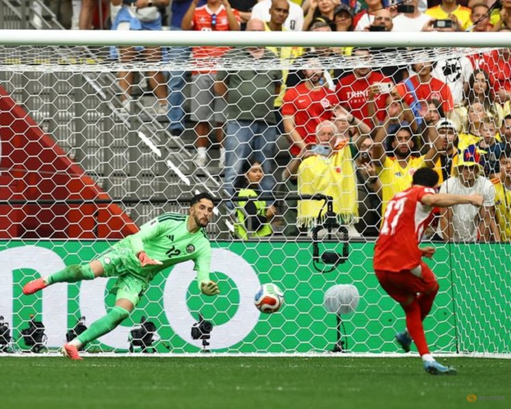 Switzerland beat Colombia on penalties to reach World Cup quarter-finals