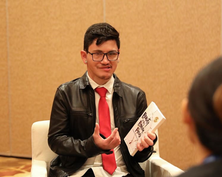 At 13, Freddie Almazan was shot in the head. Now the motivational speaker tries to help others get a second shot at life