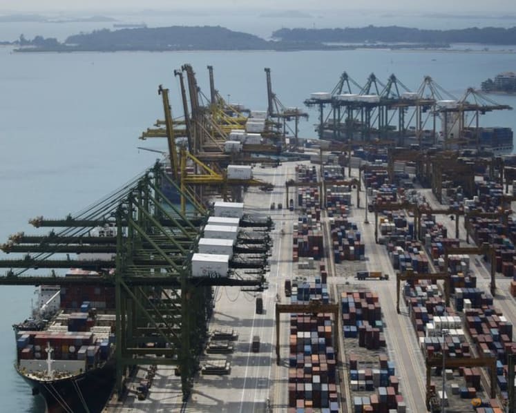 Singapore's key exports rise 5.4% in March, with growth slowing from previous month