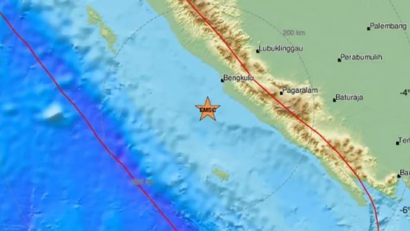 Gempa 5.7 Richter gegar bahagian selatan Sumatera