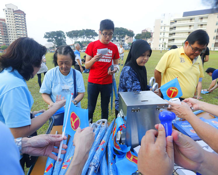 WP holds its first GE2015 rally