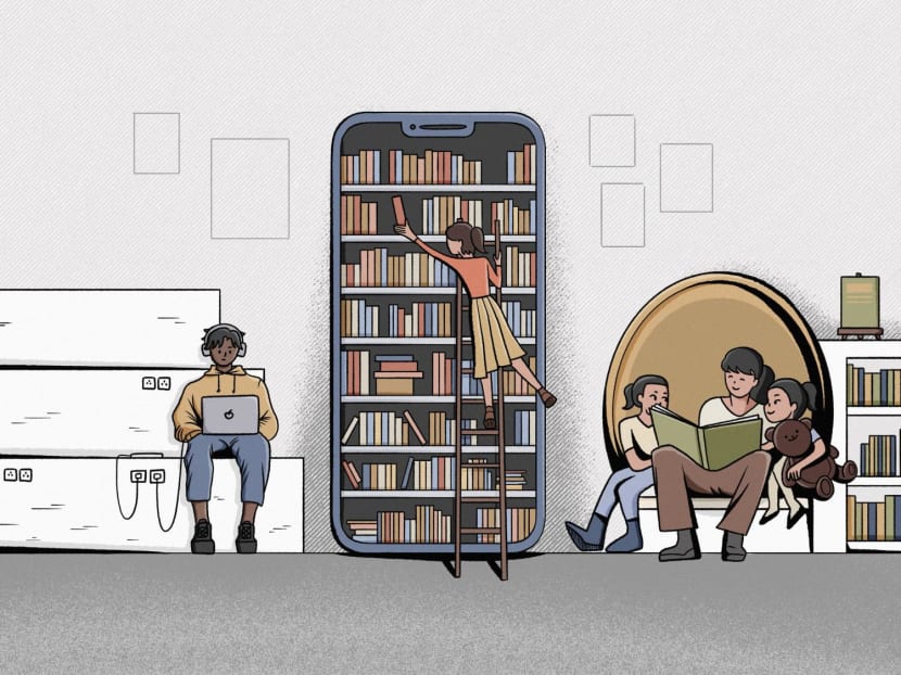 Apart from shifting their services online, libraries have also redesigned their physical spaces to go beyond being mainly repositories of books. Apart from shifting their services online, libraries have also redesigned their physical spaces to go beyond being mainly repositories of books.
