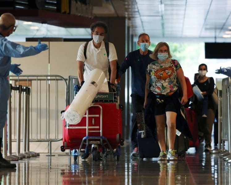 Travellers on vaccinated travel lanes or from low infection regions to do unsupervised self-swab tests