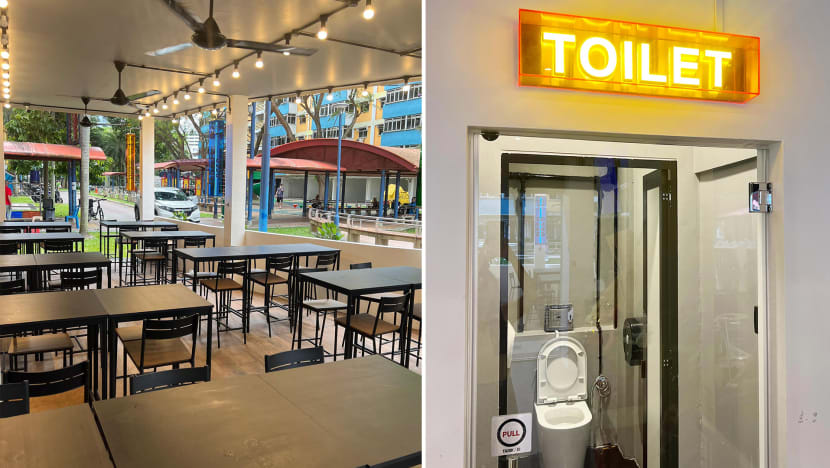 “Singapore’s Most Atas Coffeeshop Toilet” With Air-Con In Kopitiam Run By Young Towkays