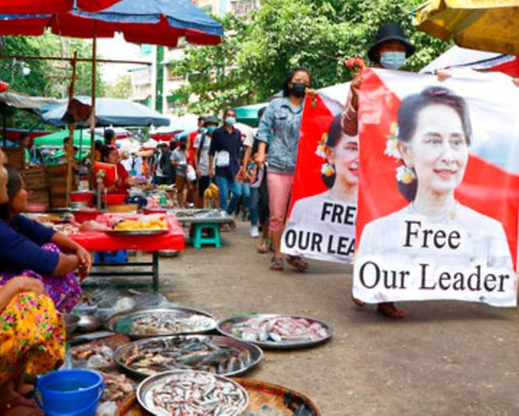 Myanmar military government limits Internet, seizes satellite TV dishes 