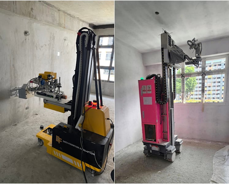 About half of new BTO projects to use more robots for painting works from 2025