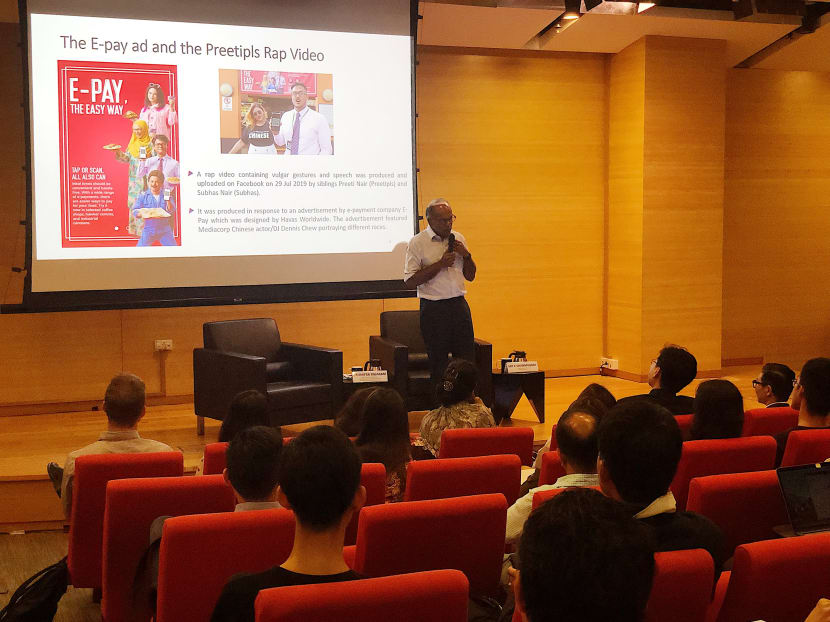 The controversy over a Nets advertisement and the profanity-laden video that came out in response to it was revisited at a leaders summit organised by the National University of Singapore's Department of Communications and New Media. The controversy over a Nets advertisement and the profanity-laden video that came out in response to it was revisited at a leaders summit organised by the National University of Singapore's Department of Communications and New Media.