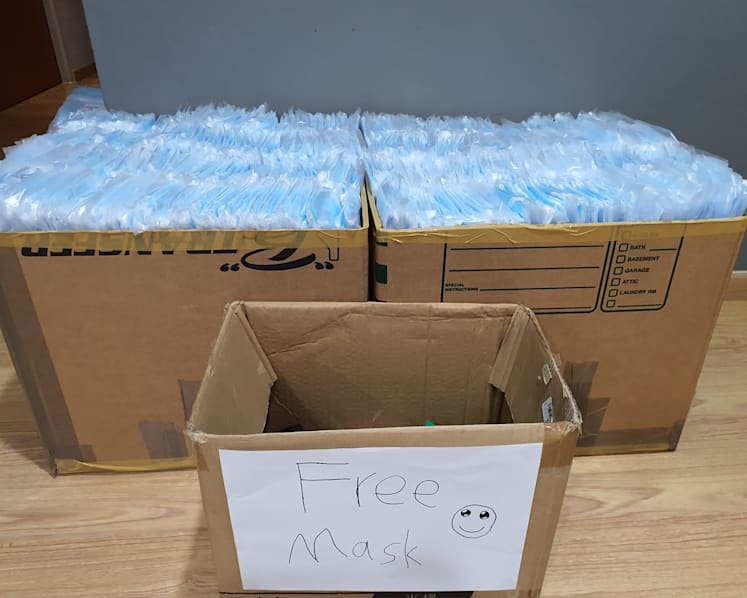 Heroes Unmasked: Couple and friends give away 6,600 free masks after procuring them with own money