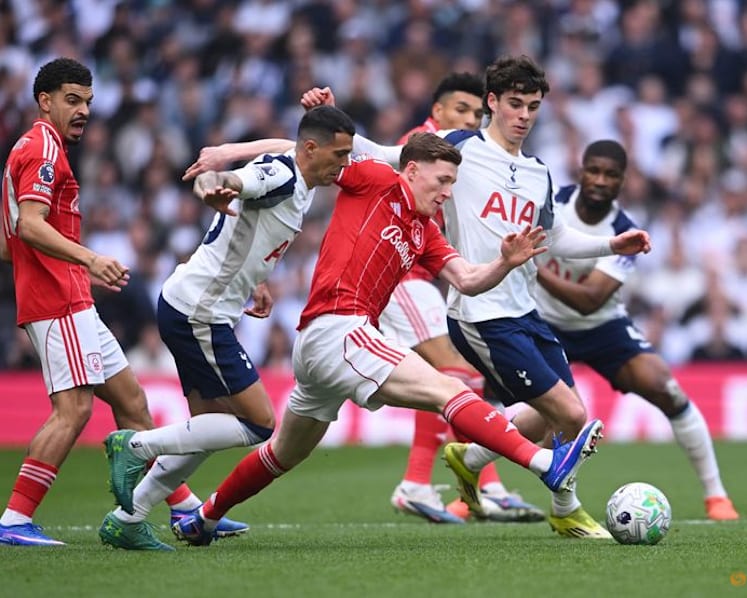Forest win 3-0 at Spurs to leapfrog relegation rivals