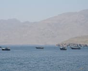 Chinese-owned oil tanker hit near Hormuz as US pauses ship-protection plan, report says