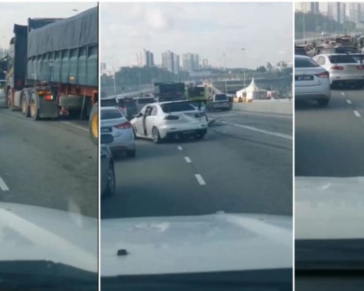  Lorry crashes into 11 vehicles on Causeway leading to Woodlands Checkpoint 