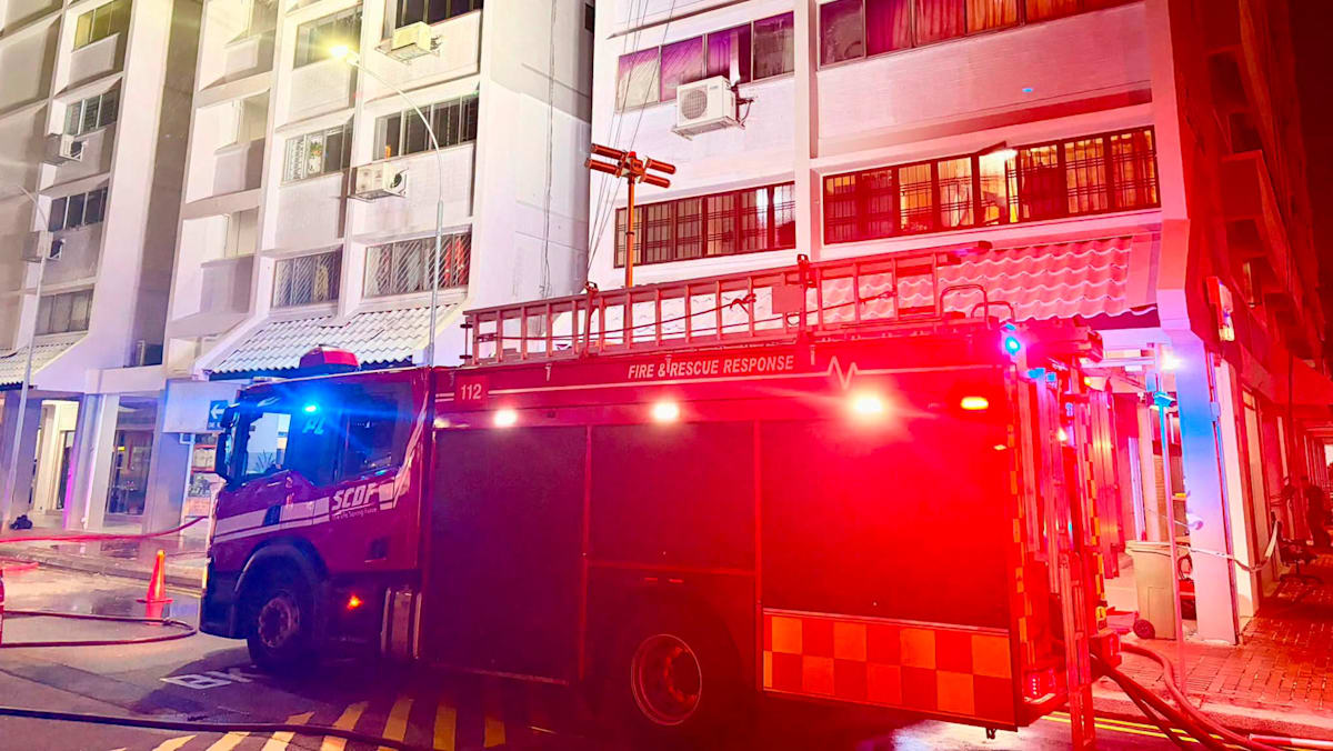 Five people taken to hospital after being trapped in burning Race Course Road flat