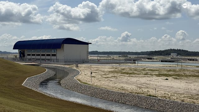 本地首个圩田工程项目落成 地点位于德光岛