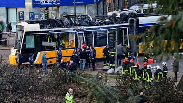 意大利米兰发生电车脱轨事件 导致2死至少38伤