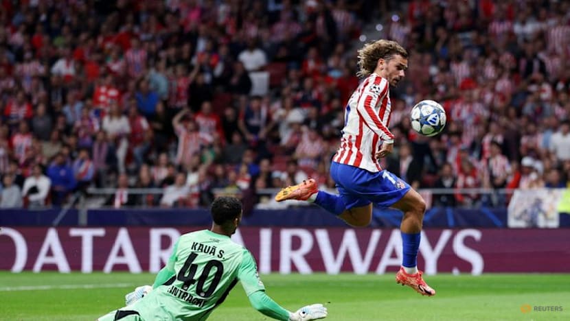 Griezmann scores 200th Atletico goal in 5-1 win over Frankfurt