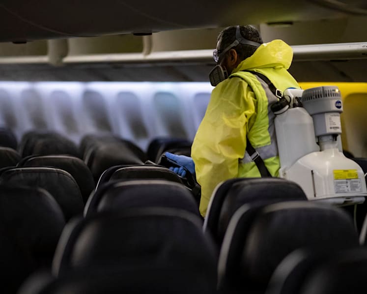 Face masks, health checks and long check-ins: The future of flying