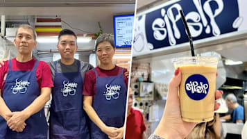Hawker, 62, Sells Kopi & Kaya Toast Alongside Millennial Son’s Cold Brew & Cheesecake At Same Stall
